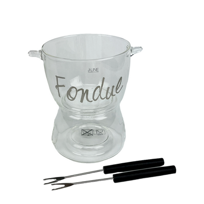 J-Line Fondueglas ø10,5x15,5cm
