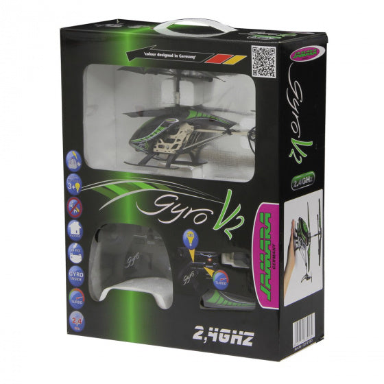 Jamara RC Gyro V2 Hubschrauber Jungen 2.4 GHz 23 cm Grün