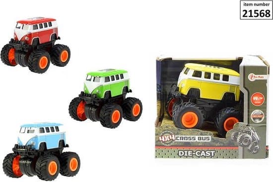 Jonotoys, die Cross Van 4x4 mit Reibungsantrieb werfen