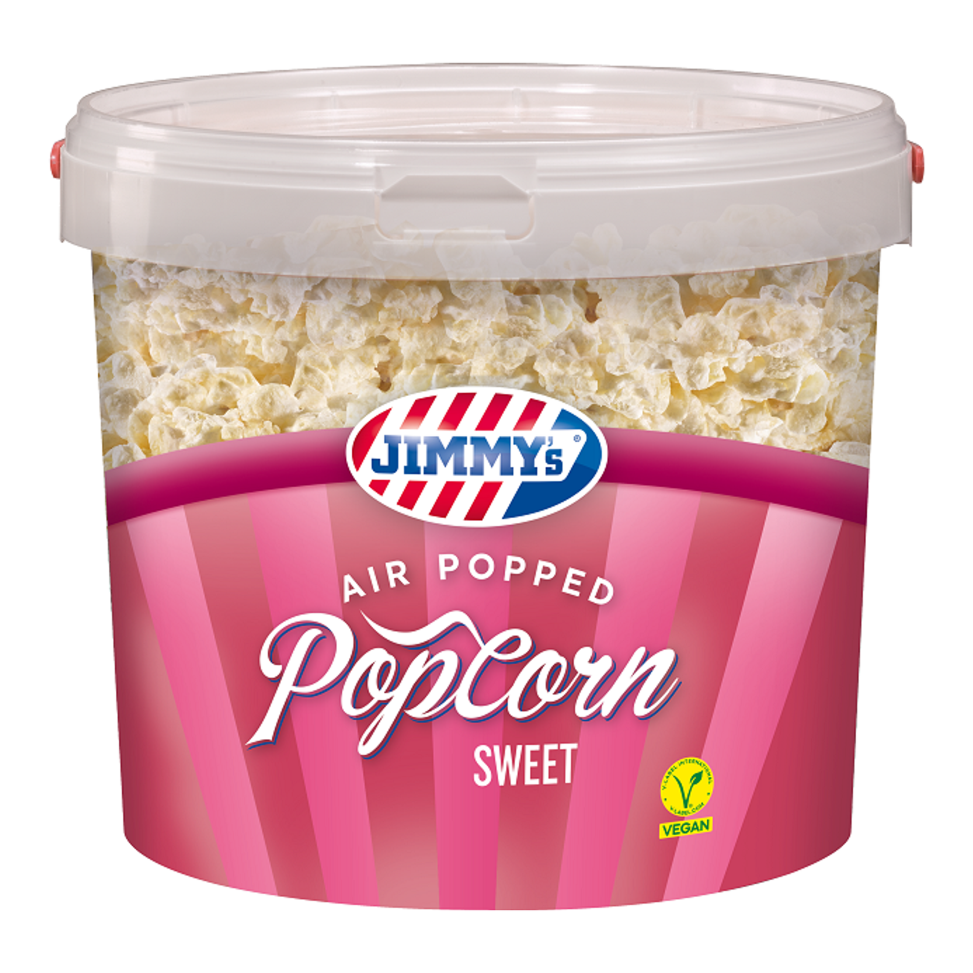 Jimmy's Popcorn-Süßigkeiteneimer (12x 220gr)
