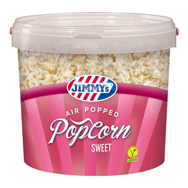 Jimmy's Popcorn-Süßigkeiteneimer (12x 220gr)