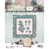 Studiolicht • Jenine's Mindful Art Christmas Blush Stanzform mit verschneitem Rahmen