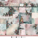 Studiolicht • Jenine's Mindful Art Christmas Blush Designer-Papierblock-Hintergründe - afbeelding 1