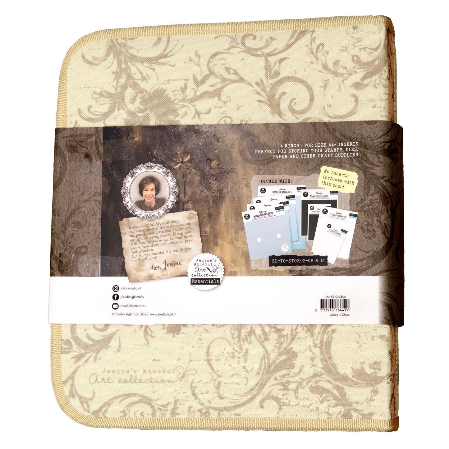Studio Light • Jenines Mindful Art Aufbewahrungskoffer, A4+, Essentials, 285 x 340 x 60 mm