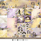 Studiolicht • wachsende blühende Designer-Papierblock-Scrapbooking - afbeelding 1