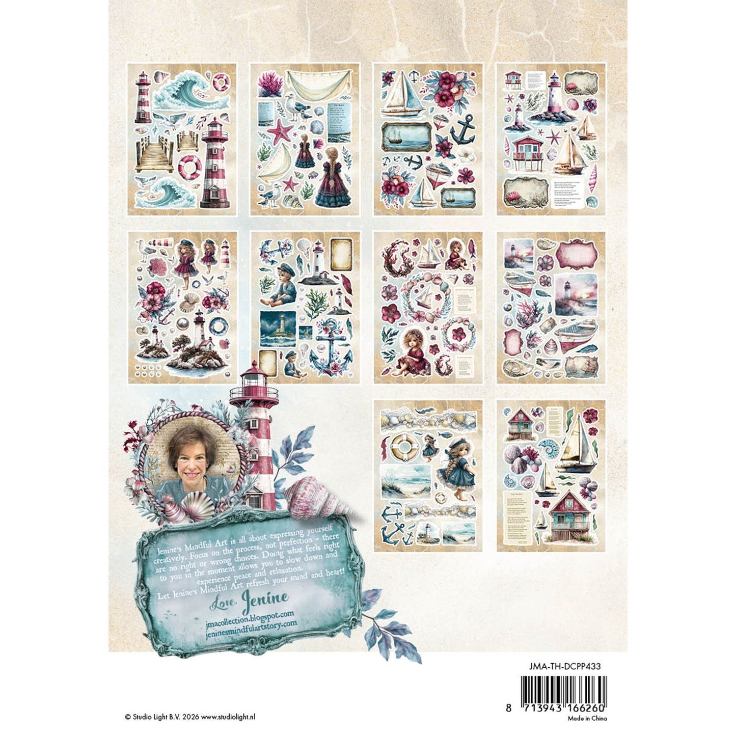 Studiolicht • Tide of Hope, gestanzter Papierblock, Weihnachtsrouge
