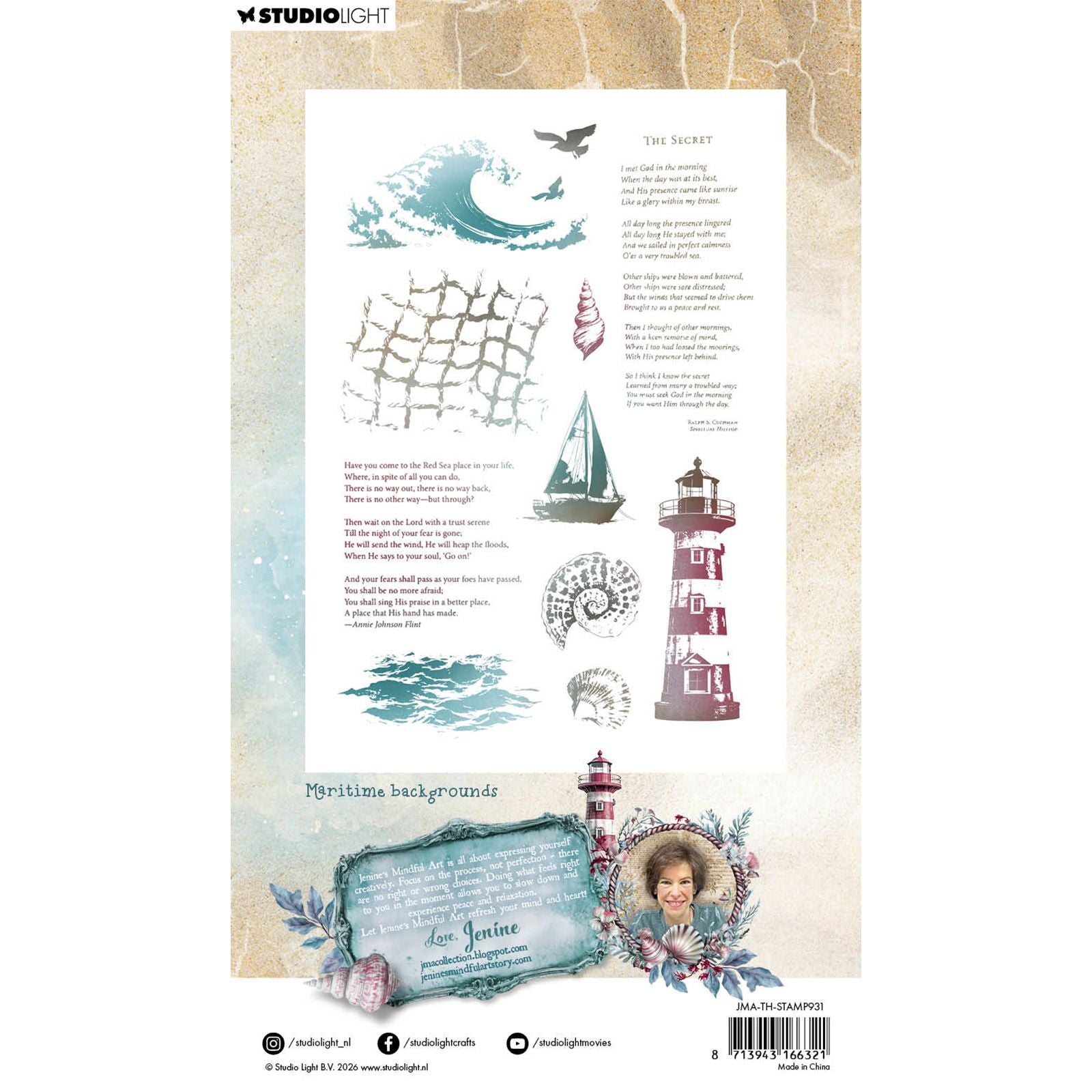 Studiolicht • Flut der Hoffnung, klare Stempel, maritime Hintergründe