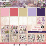 Studiolicht • „Victorian Dreams“, gemischter Papierblock, Pergament, einfarbige Elemente - afbeelding 1
