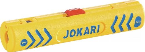Jokari Abisolierwerkzeug | Gesamtlänge 100 mm | Arbeitsbereich d. 4,8–7,5 mm | 1 Stück - 30600 - 30600