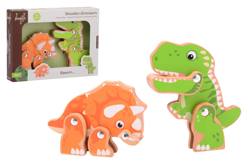 Jouéco - Dinosaurier aus Holz (2 sort.)