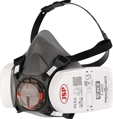 Jsp Halbgesichtsmaske | und 140 und 143 | gedrückt, um zu prüfen, inkl. p3-Filter | m | 1 Stück - bht0a3-0l5-n00 - bht0a3-0l5-n00