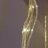 Juteseil 8x2 Meter mit Batterie 160 LED-Leuchten - 5510134
