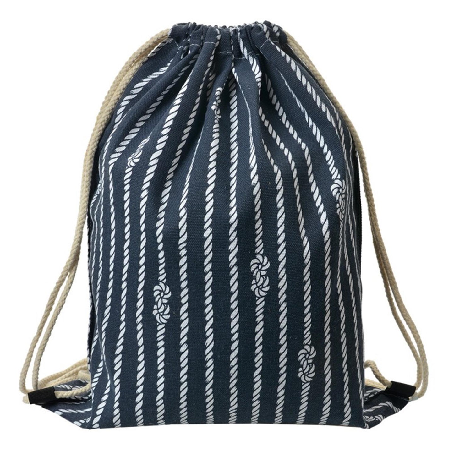 Clayre Eef Rucksack blau weiß 34x1x43cm