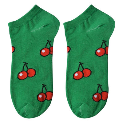 Clayre Eef Socken Kirsche Größe 36-41