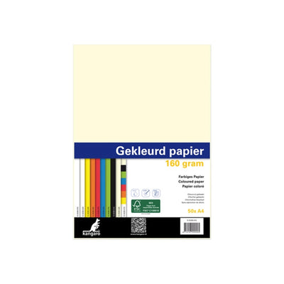 Kangaro-Kopierpapier A4 160gr 50 Blatt sortiert