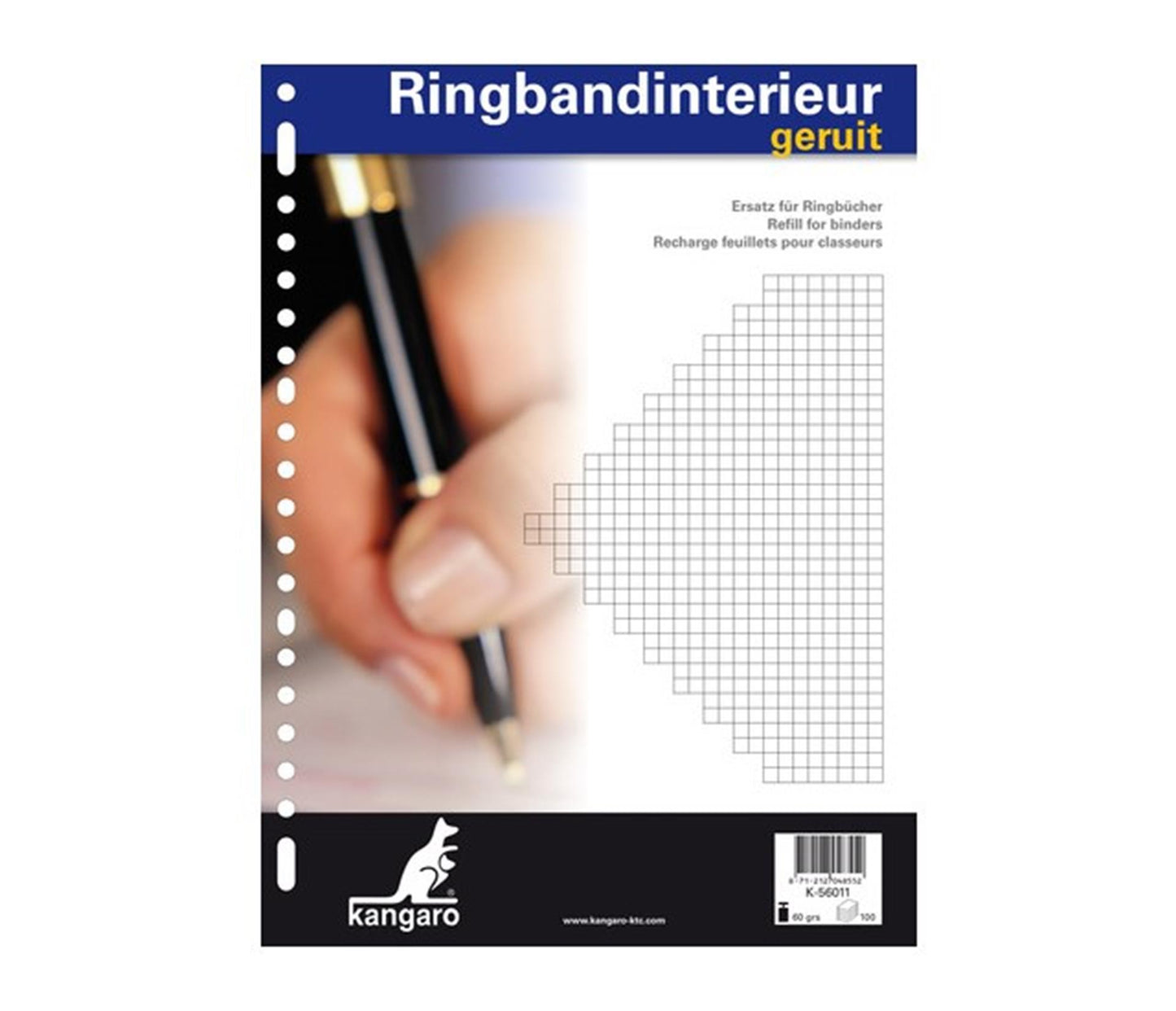 Kangaro Ringbuch innen A4 23r Diamant 5mm 100VE