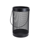 Kerzenhalter Metall schwarz 25,5cm