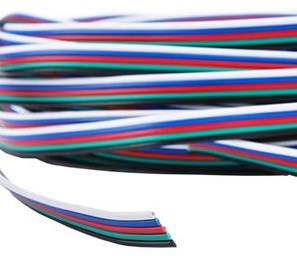 Kabel für RGBW-LED-Streifen 5-adrig, Länge 20 Meter – 4380053
