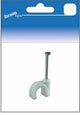Kabelklemmen weiß rund 6mm 25 Stück - 6613461