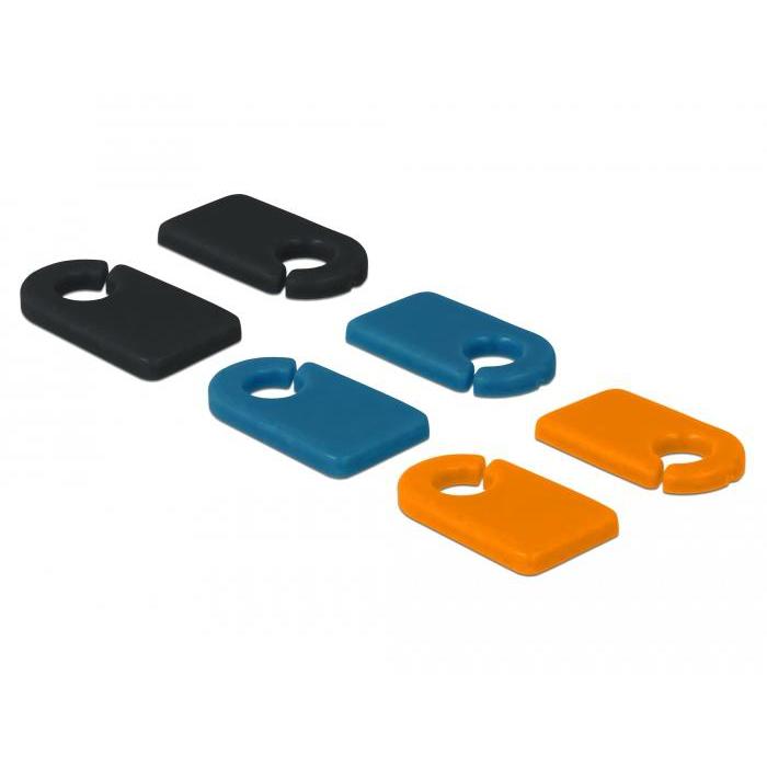 Delock-Kabel-Marker-Clip für Selbstmarke Set 6 Stu