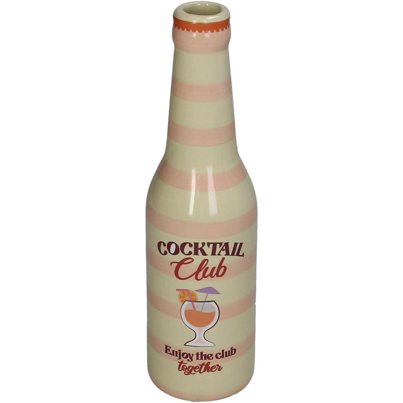 Kersten Vase Cocktailflasche Steingut h24cm