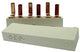 Kamrail 2 Phasen 10pol. 2x17,8mm 8x9mm gebogen weiß - 4000320