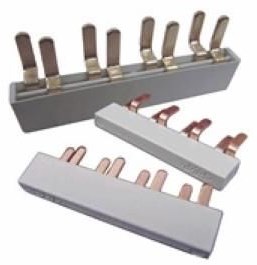 Kamrail 2 Phasen 6pol. 2x17,8mm 4x9mm gebogen weiß - 4000310