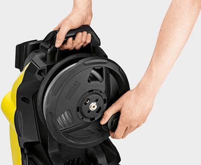 Kärcher K 7 Premium Smart Control Flex Eco!Booster Hochdruckreiniger – Schlauchtrommel – 180 bar – 600 l·h – 60 m²·h – geeignet für u.a. Auto - Terrasse - Wohnmobile - Wohnwagen - Fahrräder - Motorräder - Gartenmöbel und Bereiche rund um das Haus