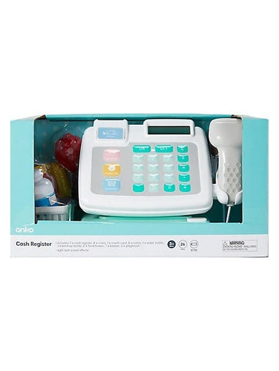 Playgo Kassa Scanner -System mit falschem Geld und Artikeln.