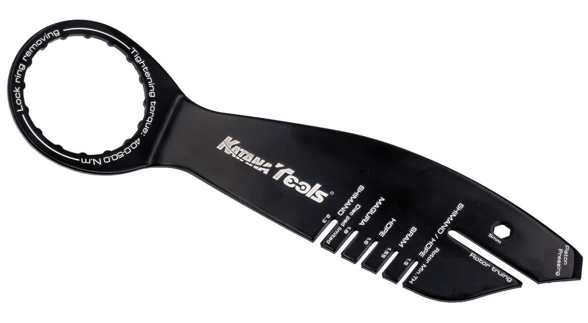 Katana 5-in-1 Multi-Scheibenbremswerkzeug aus Edelstahl
