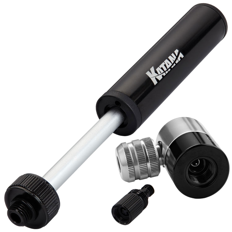 Katana Taifuns CNC-kombinierte CO2-Hybrid-Mini-Fahrradpumpe