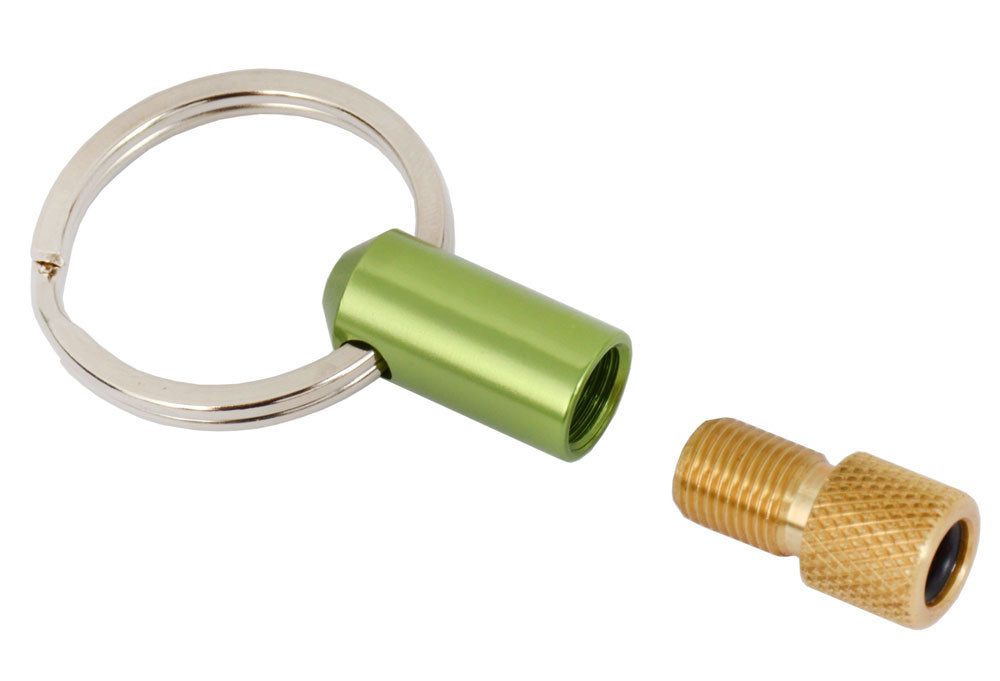 Katana-Schlüsselanhänger mit Ventiladapter