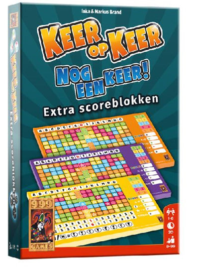 999Games ScoreBlokken -Zeit- und Zeitstufe 2 3 4 3 Teile