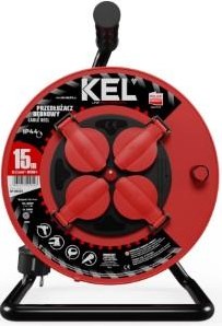 Kel kabeltrommel h05 3x1,5qmm 15m rot ip44 - 1167280