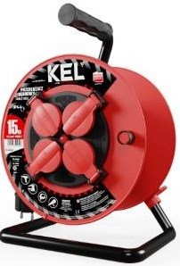 Kel kabeltrommel h05 3x1,5qmm 15m rot ip44 - 1167280
