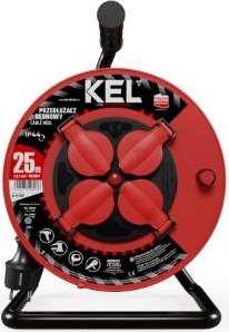 Kel kabeltrommel h05 3x1,5qmm 25m rot ip44 - 1167282