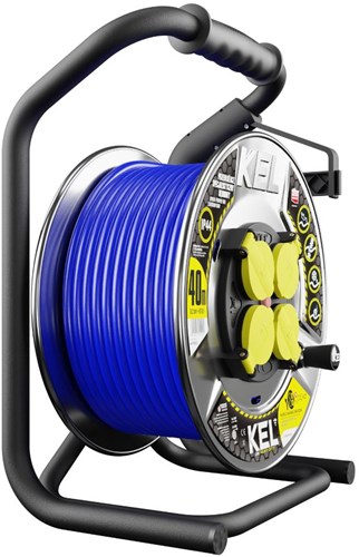 Kel kabeltrommel prof h07bq-f 3x2,5qmm 40m blau - 1167340