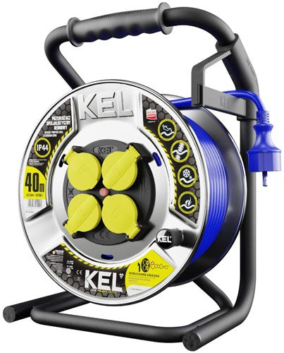Kel kabeltrommel prof h07bq-f 3x2,5qmm 40m blau - 1167340