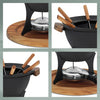Kela Country Fonden Set 6 Personen 1 Liter 11-teiliger Schwarz