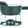Kela Lancy Cheese Fondue 2 Liter Keramik 10-teilige Schwarz