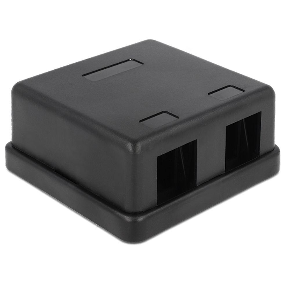 Delock Keystone leeres Gehäuse 2 Port