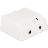 Delock Keystone Oberflächenbox 2 Port - afbeelding 2