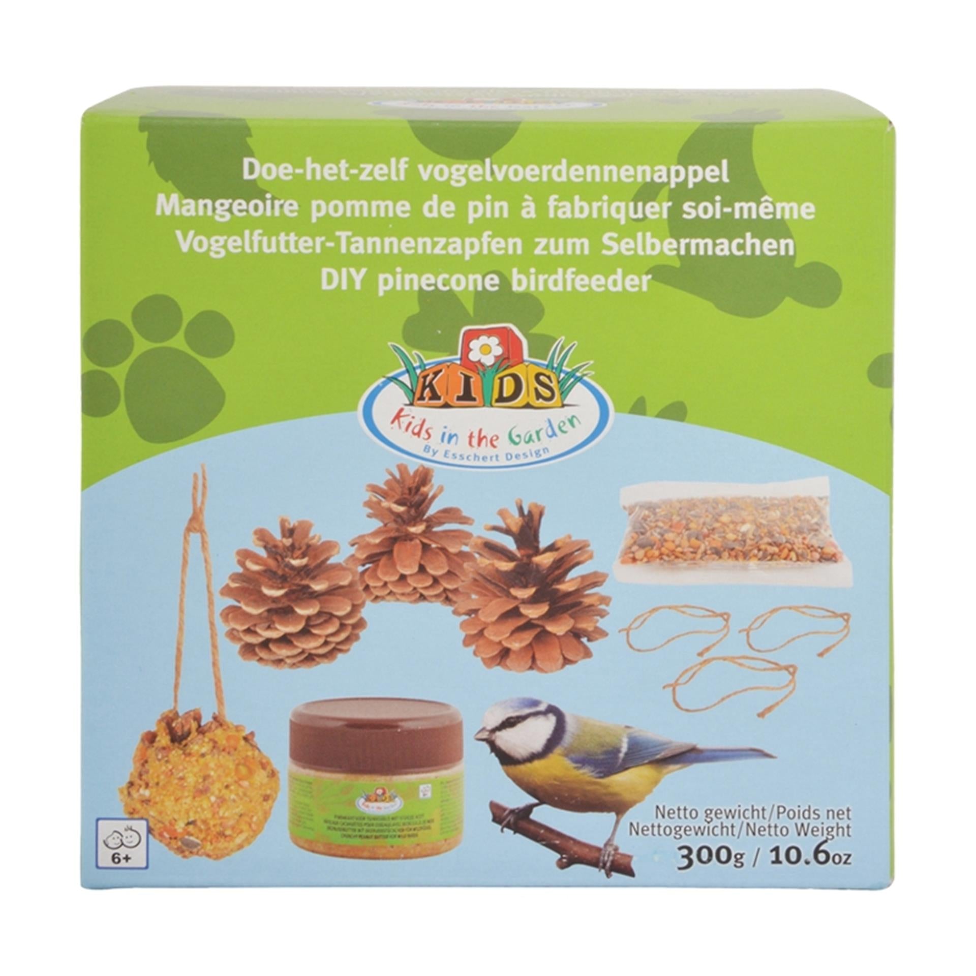 Esschert Design Tannenzapfen für Vogelfutter zum Selbermachen