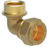 Kirchhoff Messing-Übergangswinkel 90°, blank, 18 mm x 1 2 AG, Klemmkupplung für Kupferrohr – 989452317