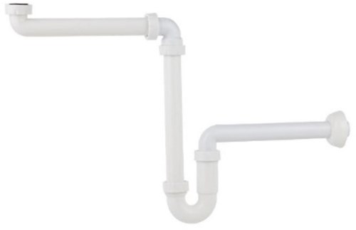 Kirchhoff Platzspar-Siphon aus Polypropylen für Waschbecken, 1 1 4 x 32 mm – 98833518