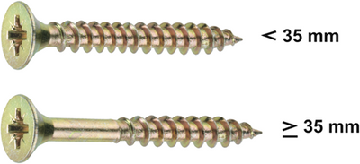 Connex PZ-Schraube 3,5x35 20 Stück VZ - KY3133535