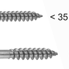 Connex Tx-Schraube 4,0 x 70 250 Stück bv – kk3244070