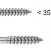 Connex Tx-Schraube 4,0 x 50, 200 Stück, A2 – kk3264050