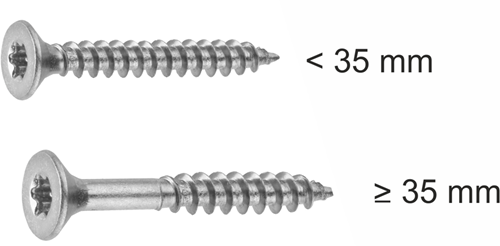 Connex Tx-Schraube 3,5 x 25, 500 Stück, A2 – kk3263525