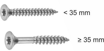 Connex Tx-Schraube 3,5 x 25, 500 Stück, A2 – kk3263525